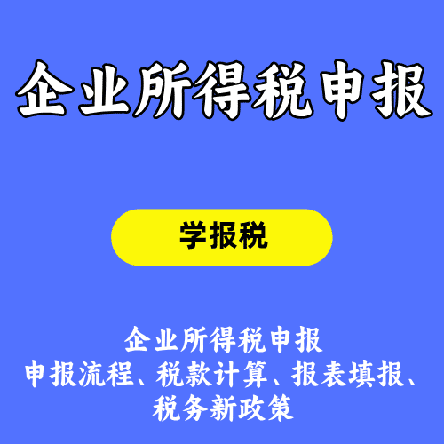 企业所得税申报【选学】